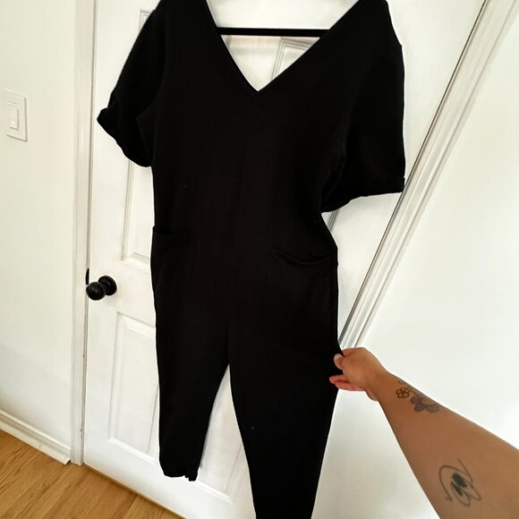 Smash + Tess Sunday Romper in Midnight Black - Picture 2 of 3
